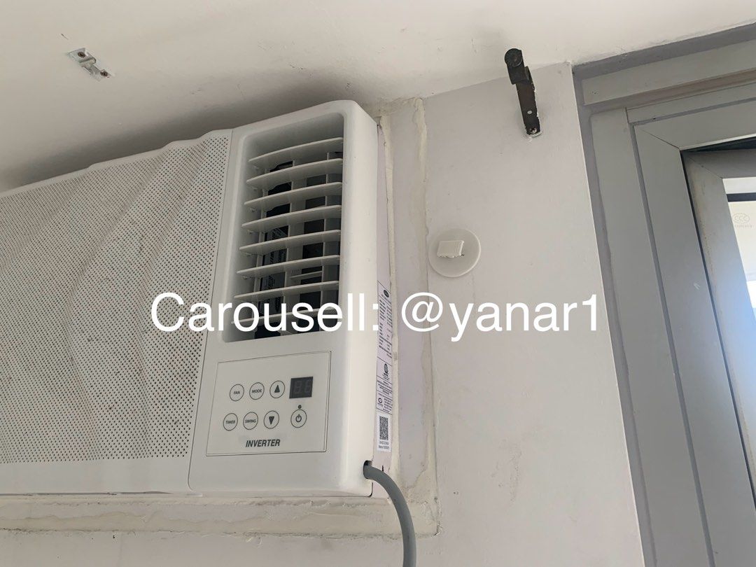 Carrier 1.5hp Inverter Aircon (window type) (Category: Air Conditioning and Heating) located in Paranaque City. Submitted by yanar1 (Listing ID 1428445545, Image 2). Description: See photos for details of item LAST PRICE ALREADY Bought at 35k on Dec 2022 Pickup at Arista Place, Paranaque Flaw: - yellowish color since unused for long.