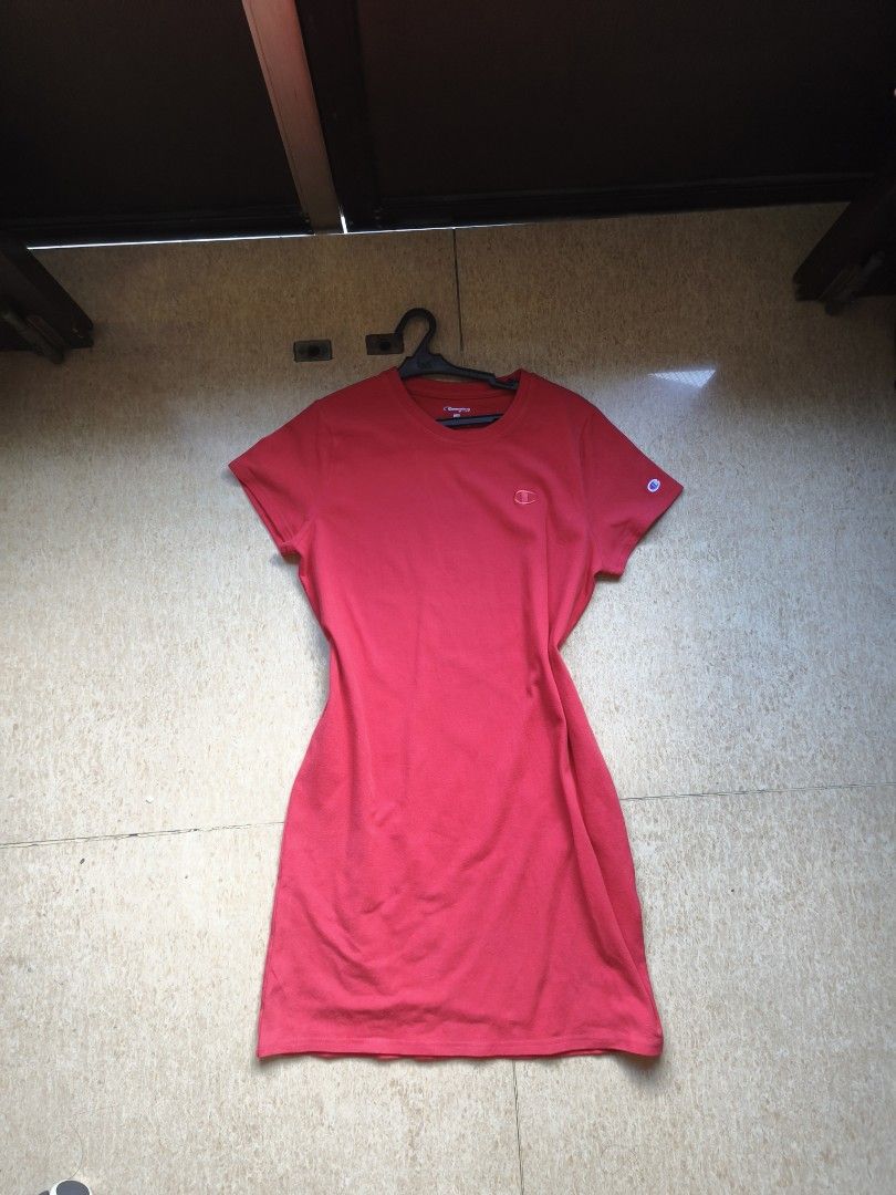 Champion Red Dress (Category: Dresses) located in Manila. Submitted by aaa_sy (Listing ID 1428442759, Image 1). Description: from Canada rfs: not my style never used, super soft cloth.