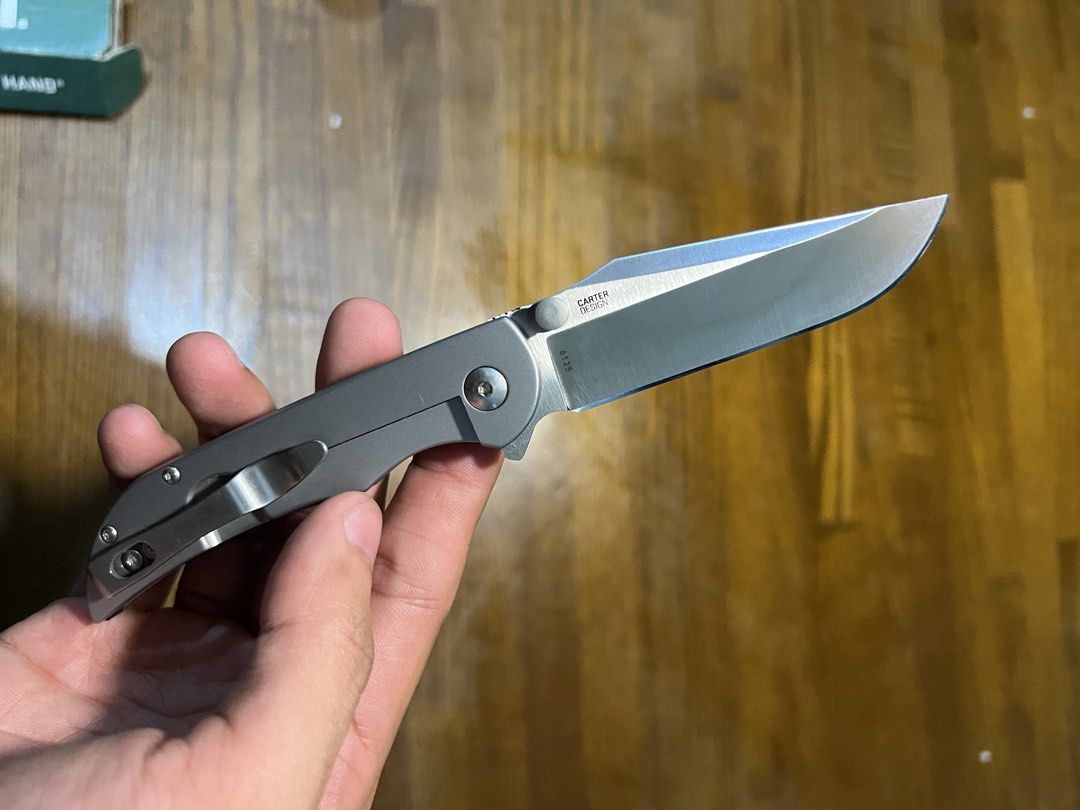 CRKT Oxcart (Model 6135) (Category: Knives & Chopping Boards) located in Malabon City. Submitted by jasonvilla (Listing ID 1428473208, Image 2). Description: Used Carried but not used much. Serviced once by stay sharp services Lalamove longos malabon.