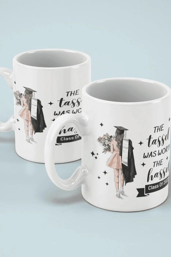 Custom Printed Mugs (Category: Coffee & Tea Tableware) located in Manila. Submitted by dedith_samson (Listing ID 1428573220, Image 3). Description: These mugs are perfect for coffee, tea, or any beverage. They feature various designs, including a 'I Can't I Have Plans in the Garage' theme, graduation-themed mugs, and mugs with colored interiors and handles. Available in different colors and designs. Great for personal use or as gifts..