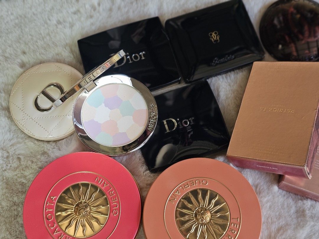 Dior, Guerlain, Patrick Ta, Chanel blush bronzer highlighter (Category: Makeup) located in Mandaluyong City. Submitted by heartallthingspretty (Listing ID 1428429954, Image 2). Description: to be posted today no price yet, no individual photos yet DAMING BRAND NEW ❤️ RFS: decluttering.