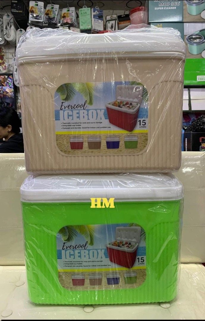 Evercool Ice Box 15L/30L (Category: Food Organization & Storage) located in Manila. Submitted by yzcartph (Listing ID 1428434427, Image 1). Description: Ice box 8Liters -650 15Liters-850 30Liters-1250.