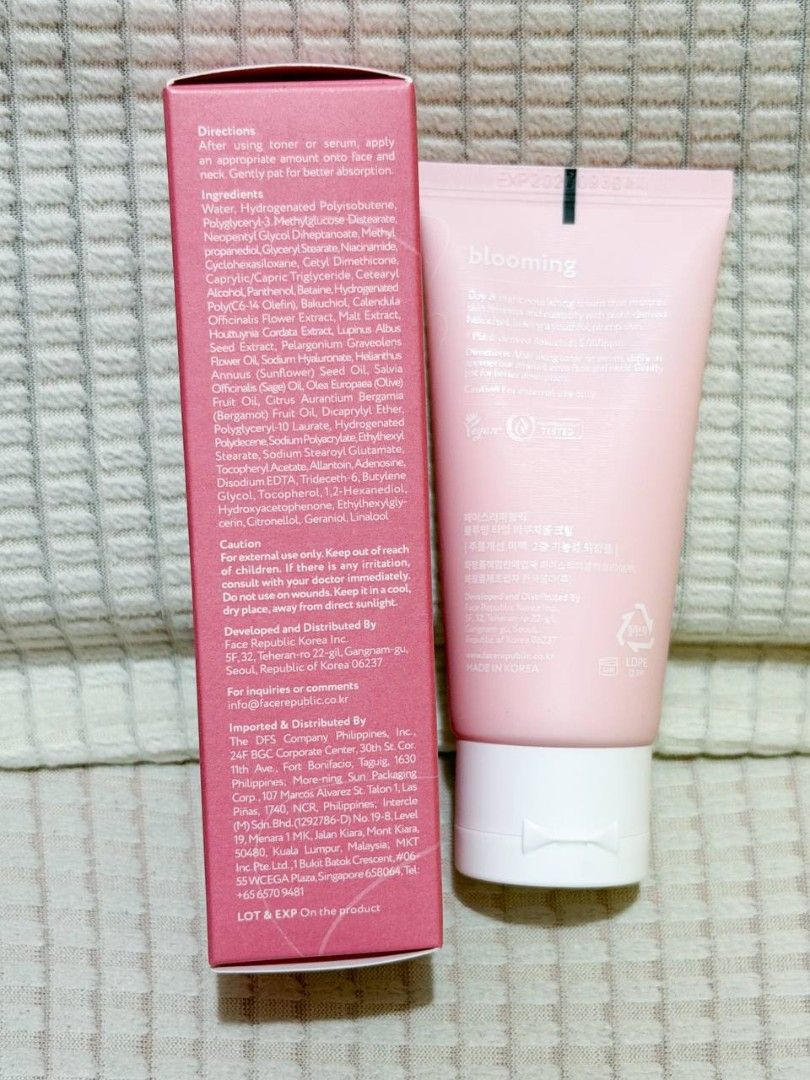 Face Republic Blooming Time Bakuchiol Cream (Category: Face Care) located in Manila. Submitted by tryitoutfirst (Listing ID 1428569939, Image 3). Description: Bnew see expiry date in box P295 .