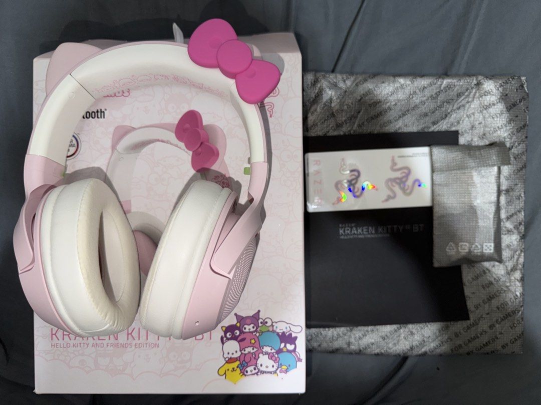 FS:Razer Kraken Kitty BT Hello Kitty Edition (Category: Headphones & Headsets) located in Mandaluyong City. Submitted by evilchapel (Listing ID 1428473804, Image 1). Description: FS: Razer Kraken Kitty V2 Bluetooth Wireless (Complete) Purchased January 2026 / Original Price 8550 Payment Method: Cash, Bank Transfer, GCash Meetups: Shangri La, Starmall Shaw.