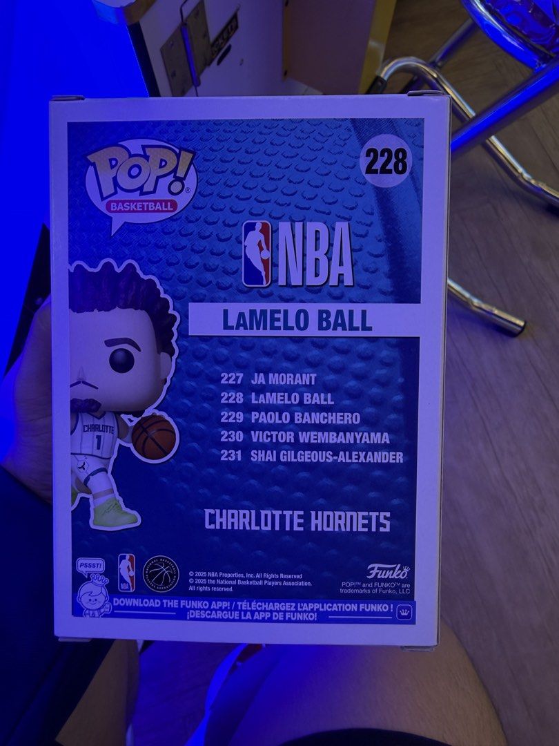 Funko Pop! Basketball Lamelo Ball #228 (Category: Designer & Blind Box Toys) located in Manila. Submitted by connorshark (Listing ID 1428524336, Image 3). Description: .