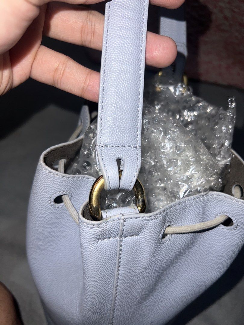Furla Bucket Bag with Pouch and Strap (Category: Luxury Bags & Wallets) located in Bulacan. Submitted by thriftstationplus (Listing ID 1428563063, Image 3). Description: Made in Italy ✅ Overall Condition - 9/10 💯 % Genuine Leathher 🏆Condition of: 🐮Leather - 9/10 🪨 Edge Paint - 9/10 🛠️Hardwares -9/10 ➰Strap/Sling - Replaced Sling 8.5/10 📉Lining/Edges - 9/10 🧐Interior - 9.8/10 🔗 Puller - 8/10 🧬Measurements: * Height: 10in * Length: 8in * W