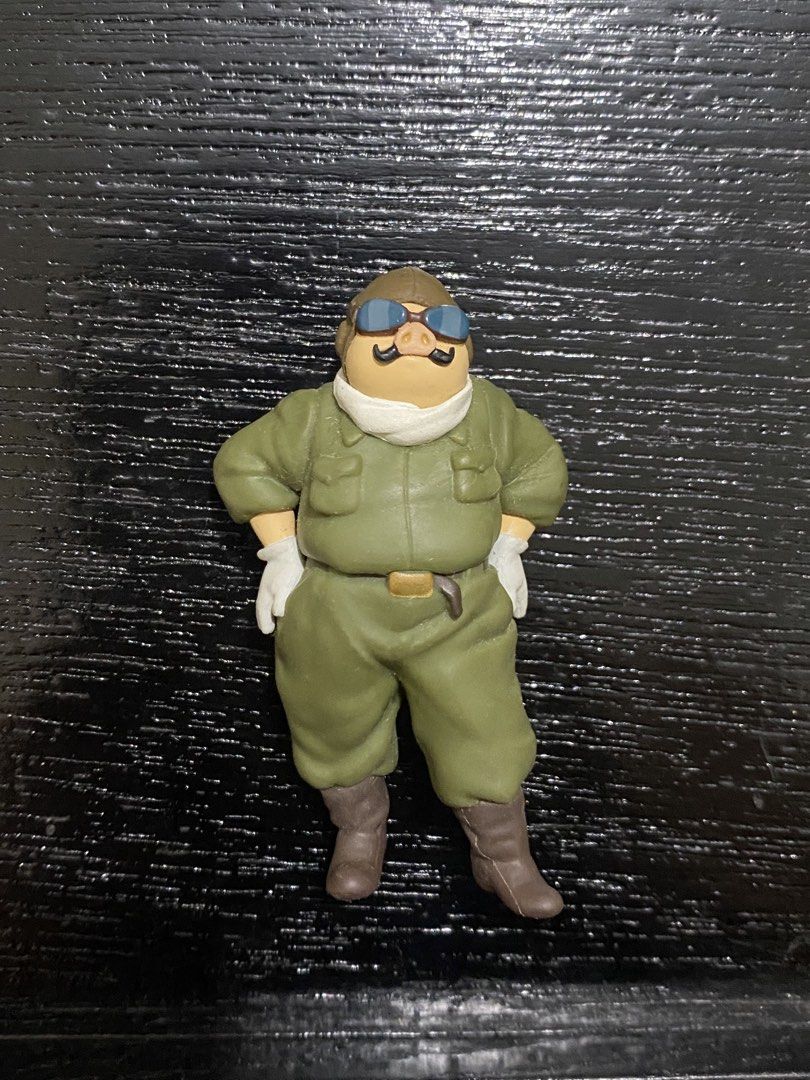GHIBLI Porco Rosso Figure (Category: Figurines & Statues) located in Manila. Submitted by art.listskar (Listing ID 1428460525, Image 1). Description: ✈️GHIBLI PORCO ROSSO FIGURE ✈️ -3 inches in height -Hard plastic Material -9.5/10 condition - NO stand included -For Ghibli fans out there! Payment First Basis ₱265+sf MOP: Gcash MOD: Lalamove, J&T, Gogo Xpress.