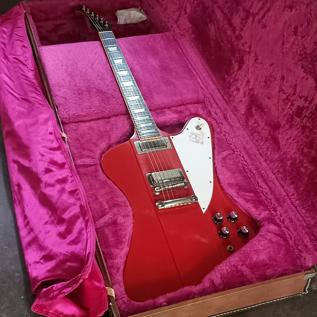 Gibson Firebird Electric Guitar (Category: Musical Instruments) located in Bulacan. Submitted by mykillseijin (Listing ID 1428540722, Image 1). Description: Gibson Firedbird 1990 made in USA hard case included RFS : DECLUTTERING/Bawas Guitar/DOWNGRADE pm for more info.