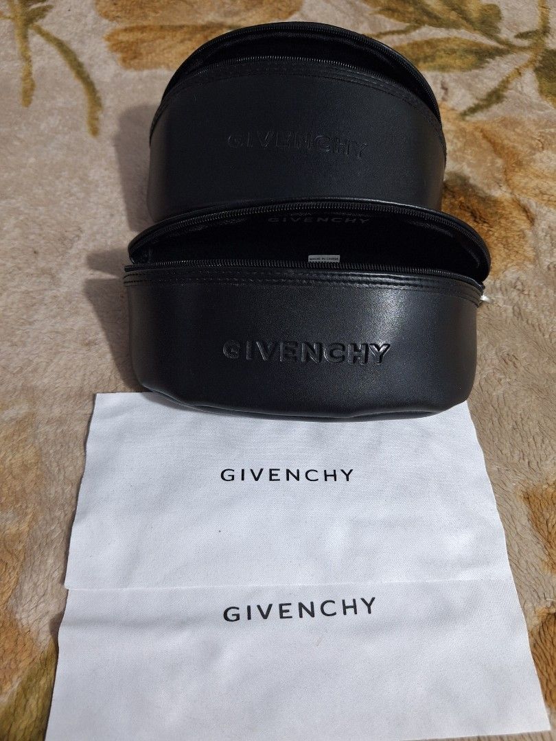 Givenchy Sunglasses Case (Category: Luxury Bags & Wallets) located in Sibulan. Submitted by studioxano (Listing ID 1428459565, Image 2). Description: authentic givenchy eyeglass case 2PCS AVAILABLE 650 EACH.