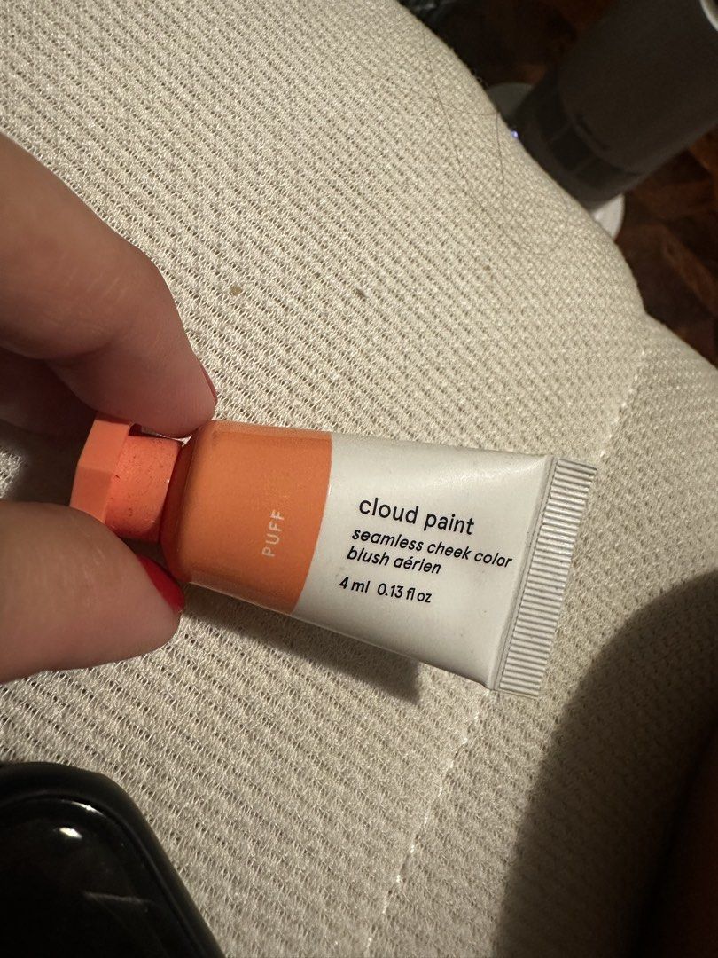 Glossier Cloud Paint for cheeks (in Puff) Mini (Category: Makeup) located in Quezon City. Submitted by glitchandglamor (Listing ID 1428552560, Image 1). Description: • RFS: not needed part of set.