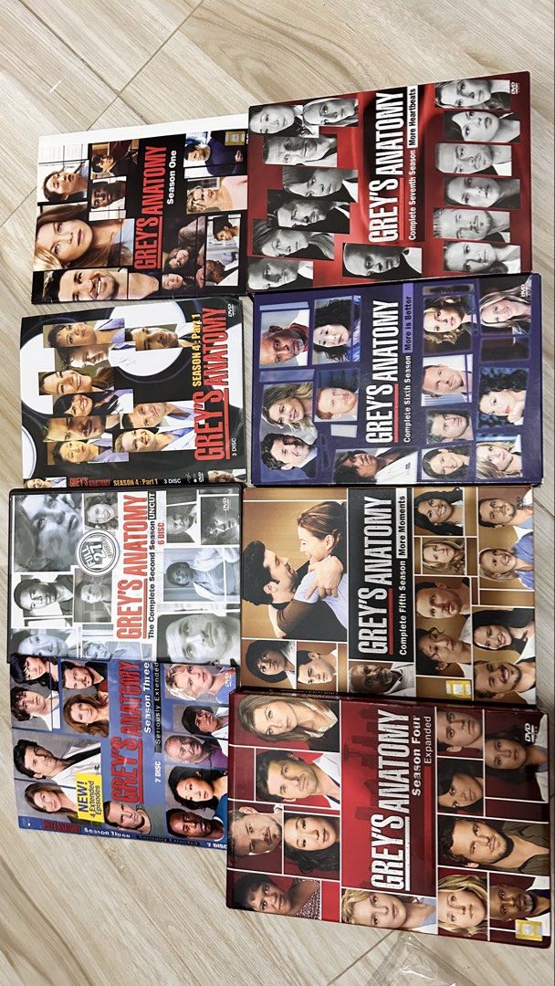 Grey's Anatomy DVD Seasons 1-7 (Category: CDs & DVDs) located in Caloocan City. Submitted by patsioson (Listing ID 1428567019, Image 3). Description: ₱1,300 TAKE ALL.