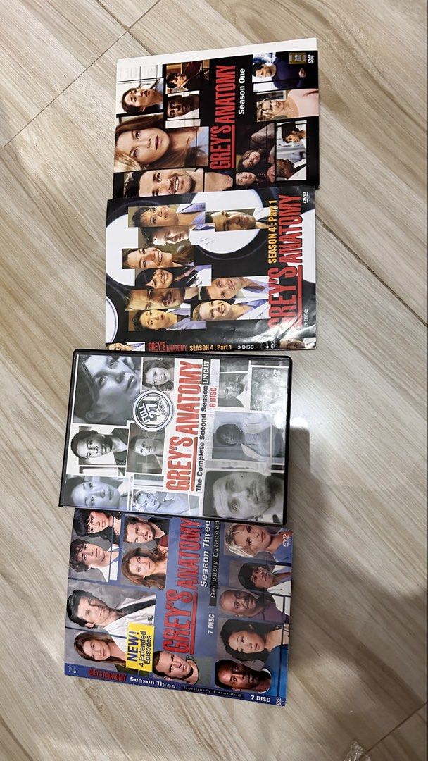 Grey's Anatomy DVD Seasons 1-7 (Category: CDs & DVDs) located in Caloocan City. Submitted by patsioson (Listing ID 1428567019, Image 2). Description: ₱1,300 TAKE ALL.