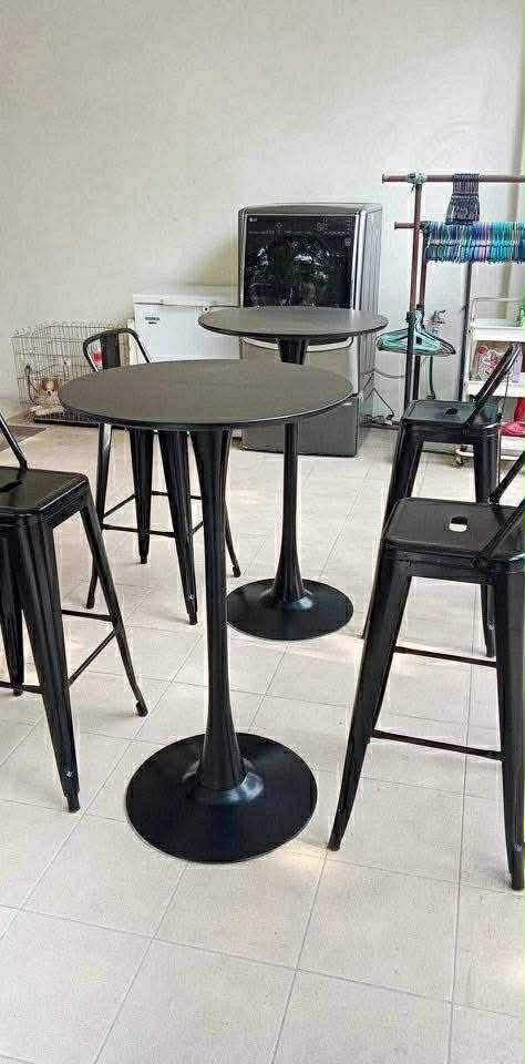 H Black Bar Table a (Category: Tables & Sets) located in Manila. Submitted by dolorchris69891 (Listing ID 1428516529, Image 1). Description: table materials Ceramic top metal legs base size 60x105cm.