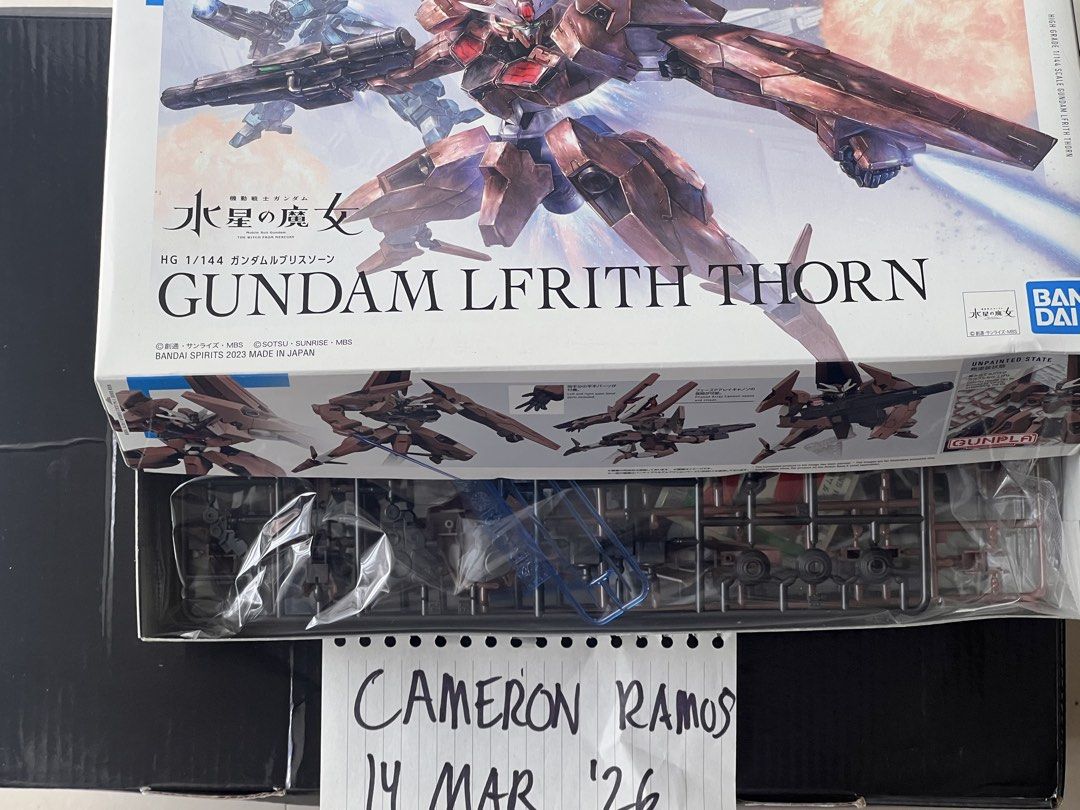 HG 1/144 Gundam Lfrith Thorn (Category: Gundam & Model Kits) located in San Mateo. Submitted by arramos (Listing ID 1428455608, Image 2). Description: Selling unbuilt HG Lfrith Thorn Bought in Japan RFS: reducing hobbies Loc: Antipolo / Makati.