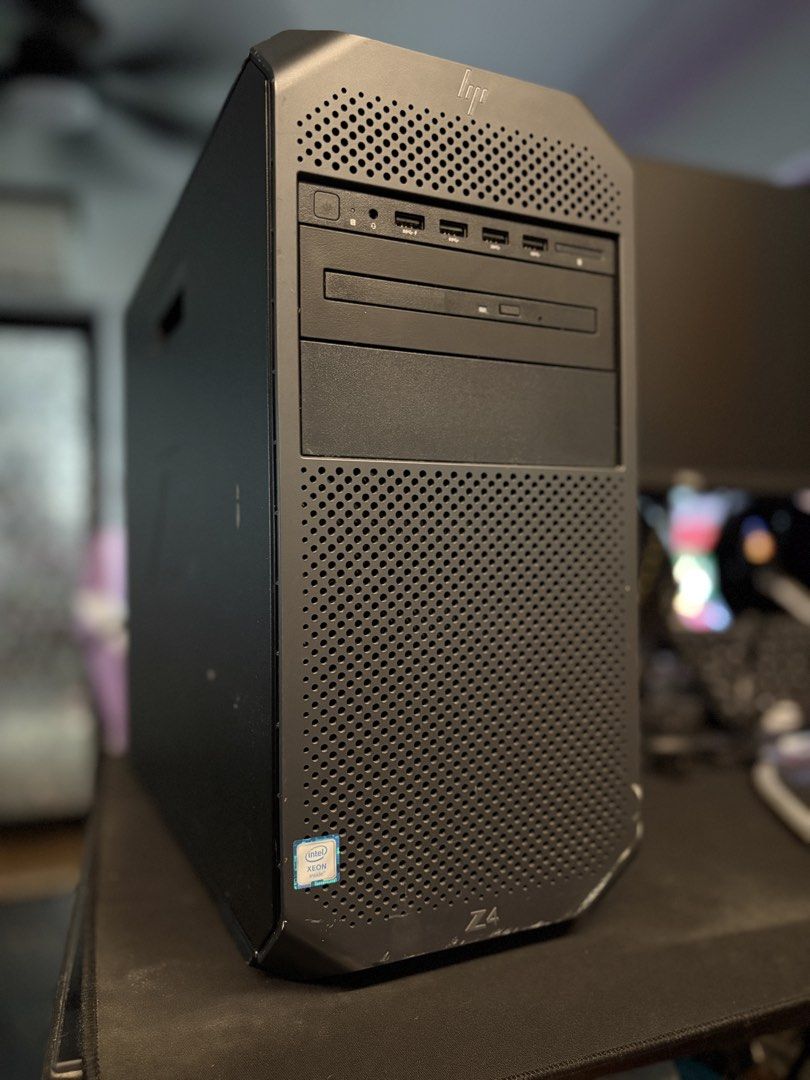 HP Z4 G4 Workstation Desktop Computer PC CPU intel Xeon W-2123 Processor Storage NVMe M.2 SSD 256GB Ram 32GB DDR4 Nvidia GeForce Graphics GPU Windows 11 Pro Under Warranty