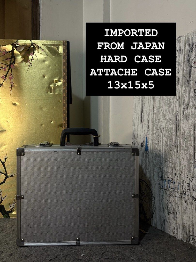 IMPORTED FROM JAPAN NO BRAND HARD CASE/ATTACHE CASE (Category: Briefcases) located in Valenzuela. Submitted by dkjapansurplus (Listing ID 1428601096, Image 1). Description: 🇯🇵IMPORTED FROM JAPAN NO BRAND HARD CASE/ATTACHE CASE 🇯🇵 🎯 DURABLE HARD CASE 🎯 TOP HANDLE 🎯 HIGH QUALITY MATERIAL 🎯 WITH REMOVABLE DIVIDERS 🎯 WIDE SPACE CAPACITY NO ISSUE.. MINIMAL MARK OF USAGE ‼️ .