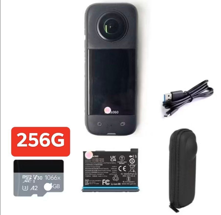 Insta360 ONE RS 1-Inch 360 Edition (Category: Cameras) located in Manila. Submitted by weylinta (Listing ID 1428454770, Image 2). Description: Prelove Insta 360 X3 Action Cam Spec of insta 360 x3 4.7 (3.4K) 📊 Insta360 X3 – Full Specifications 📷 Camera & Image Sensors: Dual 1/2” CMOS sensors Resolution (360 video): 5.7K (5760×2880) @ 30fps Single-lens mode: Up to 4K video Photo resolution: Up to 72MP (360 photos) Aperture: f/1.9 Focal length: 6.