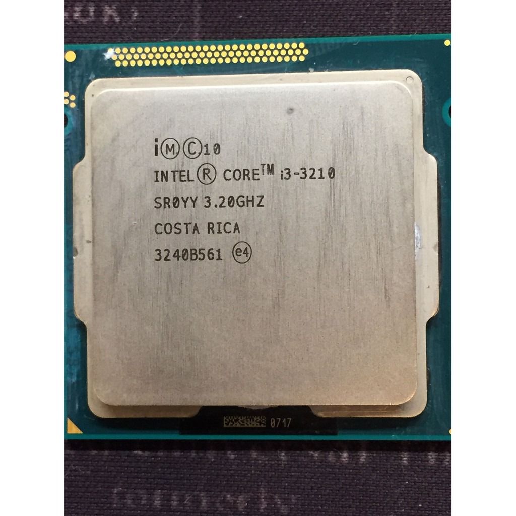 Intel Core i3-3210 Processor 3rd Gen LGA1155 (Category: Computer Parts) located in Pasig City. Submitted by v-lounge (Listing ID 1428443870, Image 1). Description: Selling my Intel Core i3-3210 processor 2 cores 4 threads (4 logical processors in Windows) clock speed of 3.20GHz Model number is SR0YY I'm in Circulo Verde near Eastwood and Bridgetowne, Manggahan Floodway.