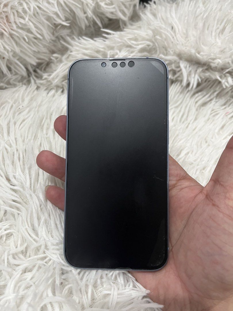 iPhone 14 128gb blue (Category: iPhone 14 Series) located in Manila. Submitted by jakebadenh81959 (Listing ID 1428501328, Image 3). Description: For sale iPhone 14 128 blue 100battery health Makinis Manila area.