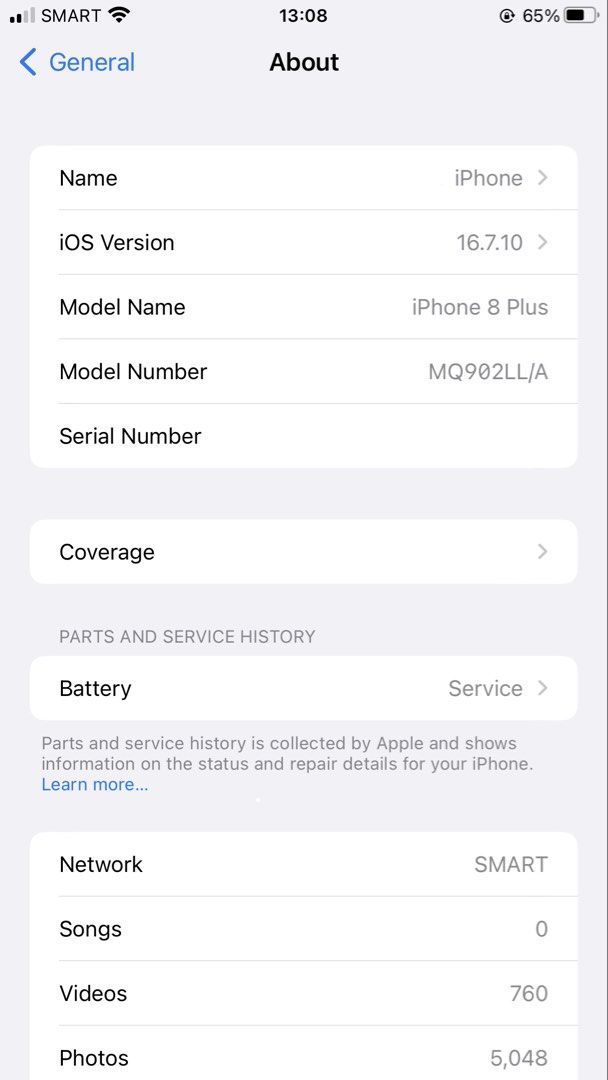 iPhone 8 Plus Black (Category: iPhone 8 Series) located in Taguig. Submitted by junadrian1 (Listing ID 1428471477, Image 3). Description: Iphone 8 plus 64GB (Black) 🔹 Condition: Used 🔹 Battery Health: 73% 🔹 Screen: Has some scratches (cosmetic only, does not affect usage) 🔹 Performance: All features working perfectly — camera, speakers, Touch ID, etc. 💡 Great as a backup phone, daily driver, or for students! 💰 Price: 5,500 📍 Meet-up / Loca