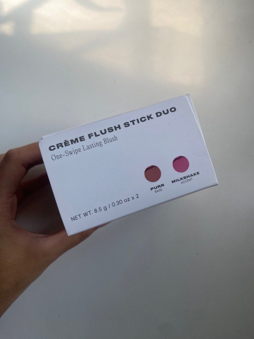 Issy Creme Stick Blush Duo (purr and milkshake) (Category: Makeup) located in Mandaluyong City. Submitted by StacesCloset (Listing ID 1428501062, Image 2). Description: srp 899 GOOD DEAAAL ! purr shade best seller! loc: mandaluyong LP already ^__^.