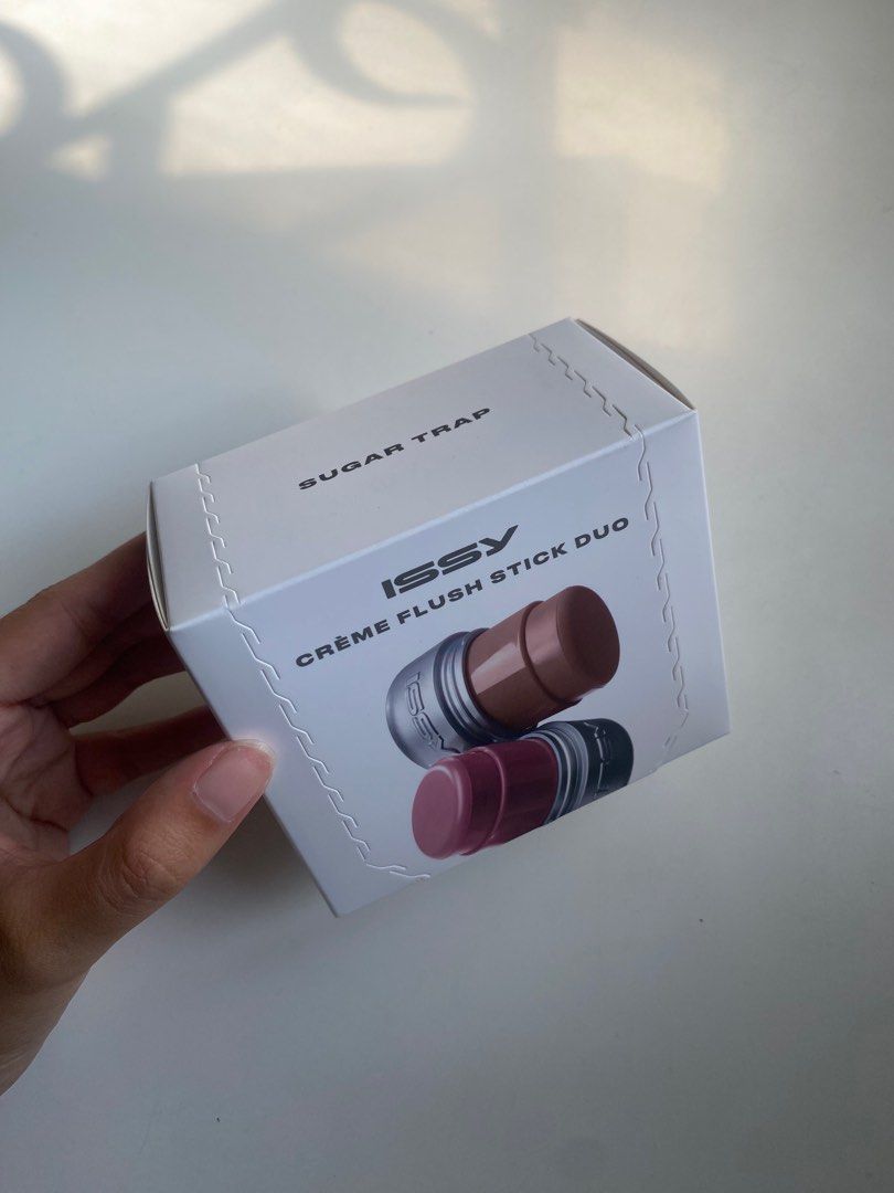 Issy Creme Stick Blush Duo (purr and milkshake) (Category: Makeup) located in Mandaluyong City. Submitted by StacesCloset (Listing ID 1428501062, Image 1). Description: srp 899 GOOD DEAAAL ! purr shade best seller! loc: mandaluyong LP already ^__^.