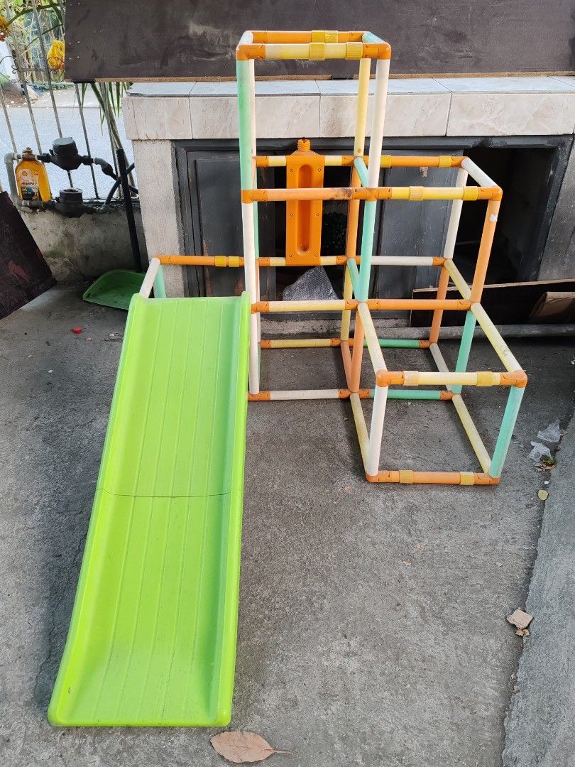 Kids' Playground Slide and Climber (Category: Infant Playtime) located in Bulacan. Submitted by jbcarmelo (Listing ID 1428460148, Image 1). Description: Original Heavy Duty Foldable Kids Basic Playground Surplus From Japan Monkey Bars And Slide P1k Only LOCATION: Guiguinto Bulacan WAZE: Alfamart Brgy Cutcut Guiguito For more information: Call & Text: +639934477112 (this is our only business #) Or private message me on messenger (Like, Follow, & S
