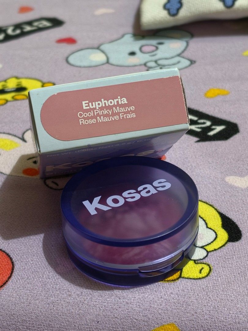 Kosas Blush is Life (Category: Makeup) located in Quezon City. Submitted by keroldmd8 (Listing ID 1428561952, Image 1). Description: Kosas Blush is Life in the shade Euphoria. It is a cool pinky mauve blush. The blush is a baked dimensional + brightening blush. The product is in its original packaging. Swatched once only bought in Razza Beauty.