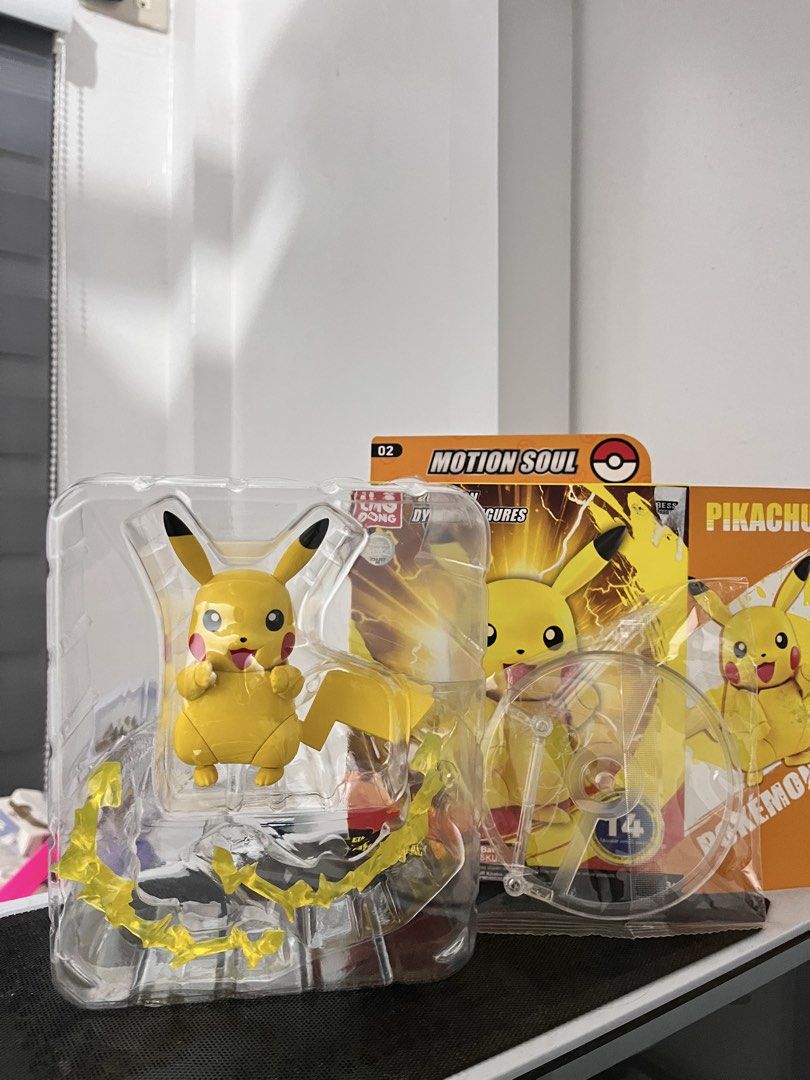 Lih Dong Motion Soul Pikachu Dynamic Figure (Category: Figurines & Statues) located in Cainta. Submitted by elly.03 (Listing ID 1428431072, Image 2). Description: FS: POKEMON DYNAMIC FIGURES - BRAND NEW bought from Toy Kingdom - Collectible CAN BE SHIP THRU LALAMOVE.
