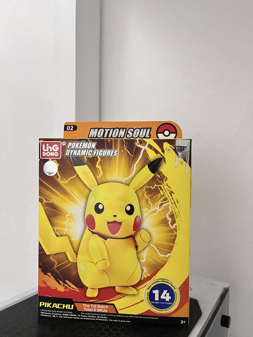 Lih Dong Motion Soul Pikachu Dynamic Figure (Category: Figurines & Statues) located in Cainta. Submitted by elly.03 (Listing ID 1428431072, Image 1). Description: FS: POKEMON DYNAMIC FIGURES - BRAND NEW bought from Toy Kingdom - Collectible CAN BE SHIP THRU LALAMOVE.