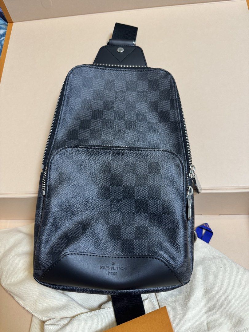 LV Sling Bag (Category: Luxury Bags & Wallets) located in Taguig. Submitted by harrisbadua (Listing ID 1428581131, Image 2). Description: Louis Vuitton Avenue Sling Bag Bought in 2021 Like new Box still in good condition With Receipt Negotiable.
