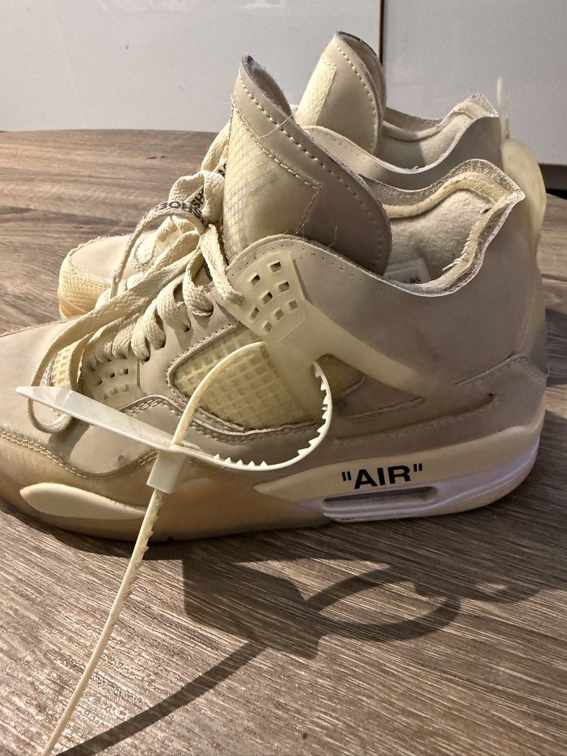Nike Off White limited edition sneakers (Category: Sneakers) located in Quezon City. Submitted by iamannp (Listing ID 1428479926, Image 2). Description: Nike Off White sneakers shoes Size US8 Given by a relative to my husband Not his style..he’s just embarrassed not to accept it Negotiable.