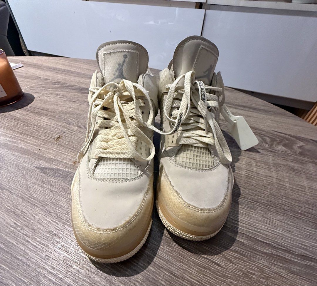 Nike Off White limited edition sneakers (Category: Sneakers) located in Quezon City. Submitted by iamannp (Listing ID 1428479926, Image 1). Description: Nike Off White sneakers shoes Size US8 Given by a relative to my husband Not his style..he’s just embarrassed not to accept it Negotiable.