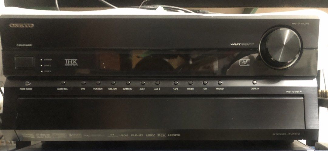 Onkyo TX-SR876 7.1 Channel Receiver (Category: Soundbars, Speakers & Amplifiers) located in Makati City. Submitted by sounddimension.475 (Listing ID 1428596965, Image 1). Description: Onkyo AV Receiver THX ULTRA 2 plus 140WATTS RMS 7.1 Black color No remote control Top condition Very nice audio quality Very fresh 1st owned Condition: 9.7/10 220volts 50 lbs.