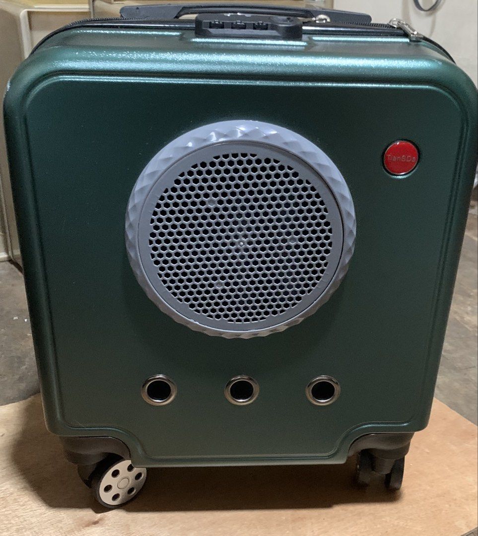 PET Carrier Stroller Color DARK GREEN (Category: Carriers & Slings) located in Quezon City. Submitted by happytoolbox (Listing ID 1422117059, Image 2). Description: 🔐php 1,500 FIXED PRICE BRAND NEW Bought this for 2,399 (Discounted using my remaining appWallet balance ) including shipping. Never used it. Smooth Rotating, Wheels. Can fit 1-2 small dogs/cats. Only 1 Available Color: DARK METALIC GREEN Hard Case DURABLE Furbaby-Safe All good no iss