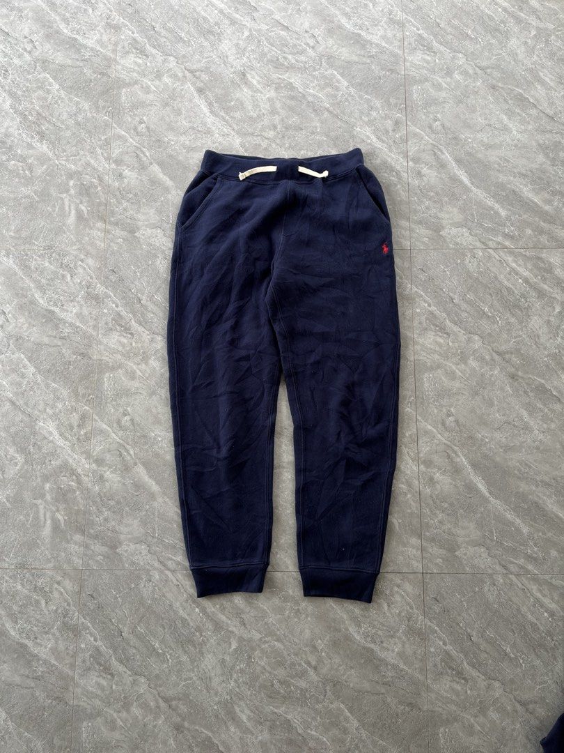 Polo Ralph Lauren Sweatpants - Navy Blue - Medium (Category: Joggers) located in Dagami. Submitted by donsthrift (Listing ID 1428429184, Image 1). Description: M(10-12).