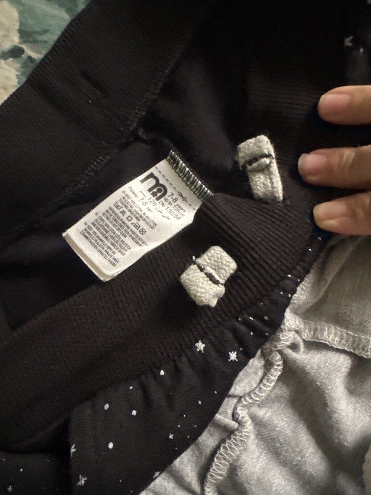 Preloved Jogging Pants Mother Care 7-8yo (Category: Babies & Kids Fashion) located in Manila. Submitted by candilicious14 (Listing ID 1428453247, Image 3). Description: Preloved jogging pants Brands: Mother Care (black) / unbranded (gray) Size: 7-8yo Condition: 10/10 in excellent used condition RFS: outgrown ** Booking and delivery fee c/o buyer .