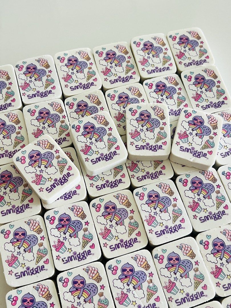 Smiggle School Children’s Erasers (Category: Stationery & School Supplies) located in Singapore. Submitted by keepsakes_mama_shop_sg (Listing ID 1428452201, Image 3). Description: We have 42 erasers in all. All new and unused. Take all for $14. Each is less than $0.35 ! Great to give as part of the party goodies or as a small reward etc. .