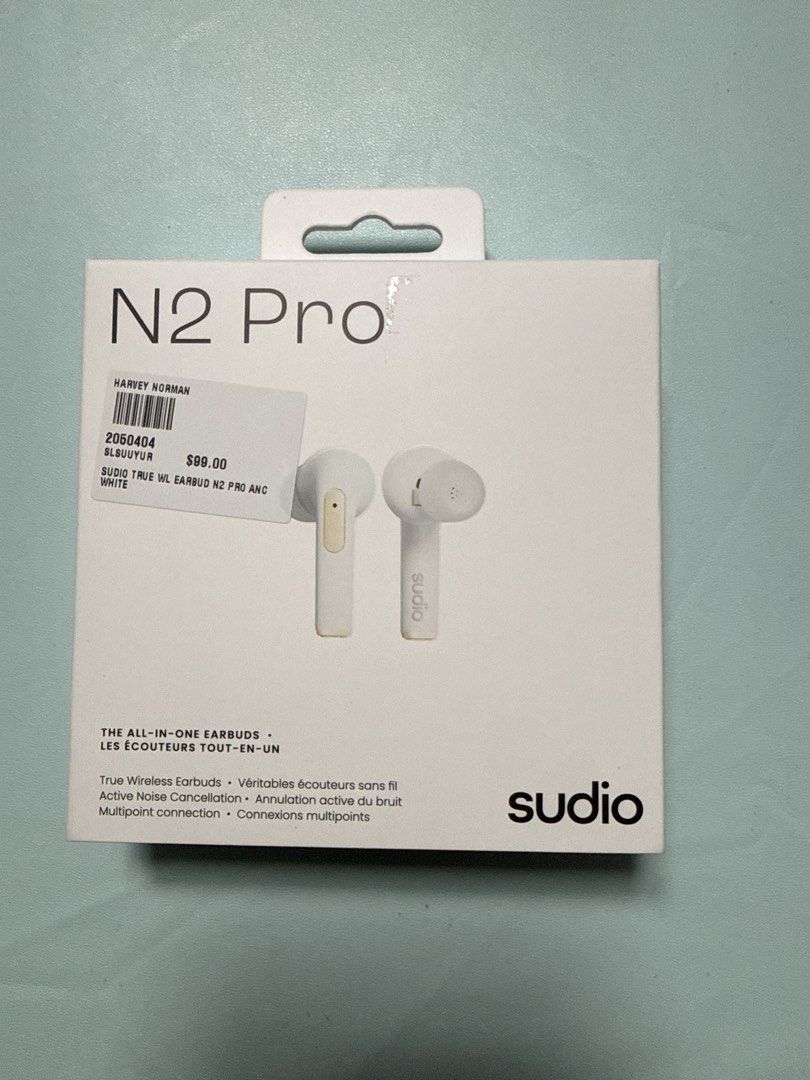 Sudio N2 Pro True Wireless Earbuds - White