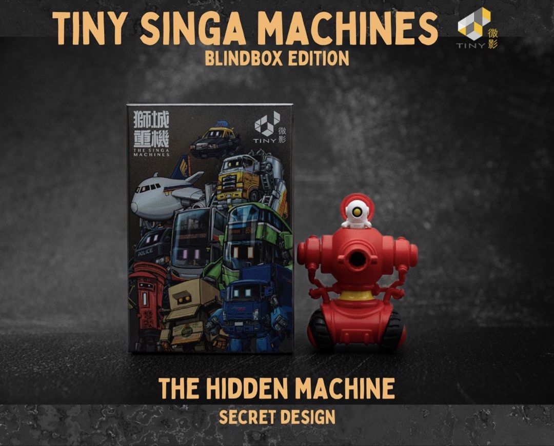 Tiny Singa Machine (Category: Designer & Blind Box Toys) located in Singapore. Submitted by reddice (Listing ID 1428585508, Image 2). Description: **Only opened box to see card, wrapper is still sealed.** The Green Bus Machine: $38 Secret Design (Fire Hydrant): $28 The Carton Machine: $25 The Mailbox Machine: $15 .