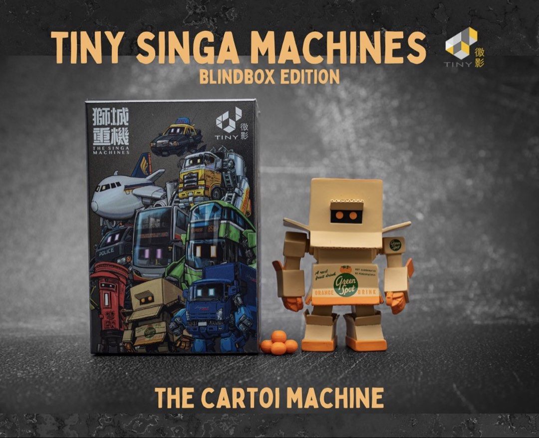 Tiny Singa Machine (Category: Designer & Blind Box Toys) located in Singapore. Submitted by reddice (Listing ID 1428585508, Image 3). Description: **Only opened box to see card, wrapper is still sealed.** The Green Bus Machine: $38 Secret Design (Fire Hydrant): $28 The Carton Machine: $25 The Mailbox Machine: $15 .