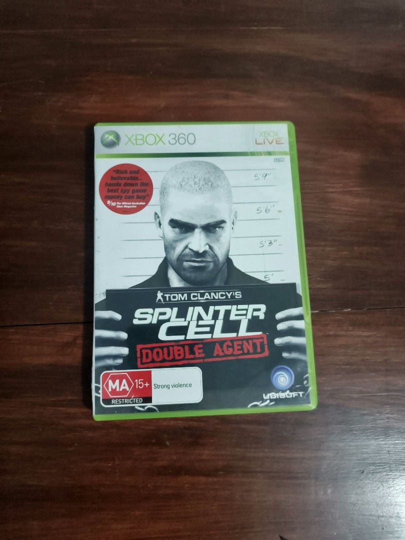Tom Clancy's Splinter Cell: Double Agent - Xbox 360 (Category: Xbox) located in San Vicente. Submitted by rakamiael810 (Listing ID 1428441068, Image 1). Description: brand new pa tinanggal lng plastic wrap nya pra buksan lng 👌.