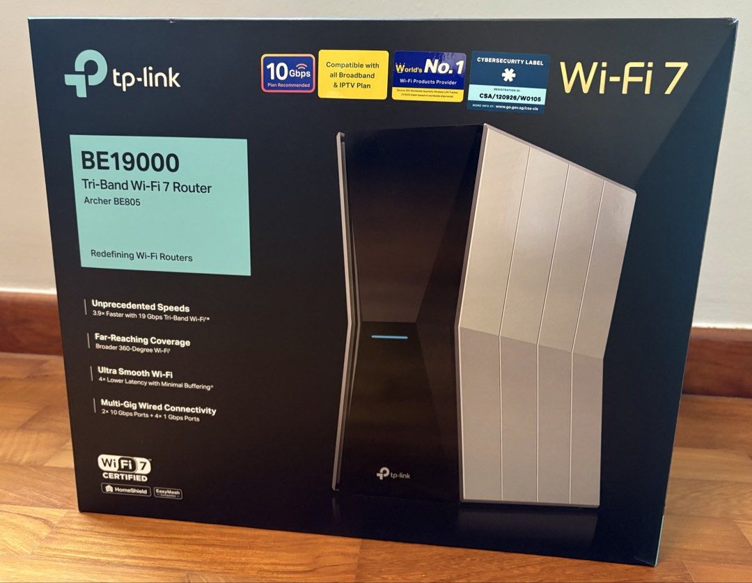 TP-Link BE19000 Tri-Band Wi-Fi 7 Router