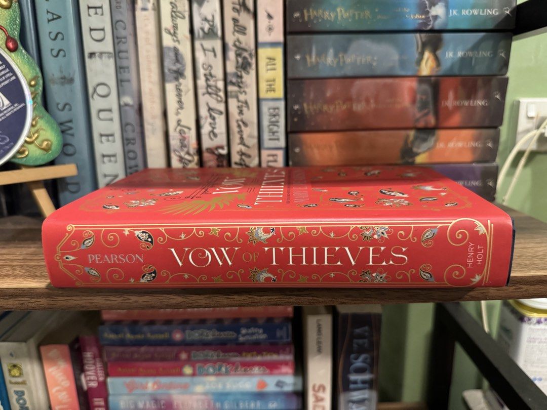 Vow of Thieves by Mary E. Pearson (Hardbound) (Category: Storybooks) located in Rizal. Submitted by marga911 (Listing ID 1428554042, Image 3). Description: Item: Vow of Thieves by Mary E. Pearson (Hardbound) *Bought from Fully Booked 📌Reason for selling? - Currently decluttering :) 📌Meet-up or delivery? - Open po ako for both 😊 📌Where is the meet-up location? - We can negotiate po but most of the time I’m either around UST area or Taytay, Riz