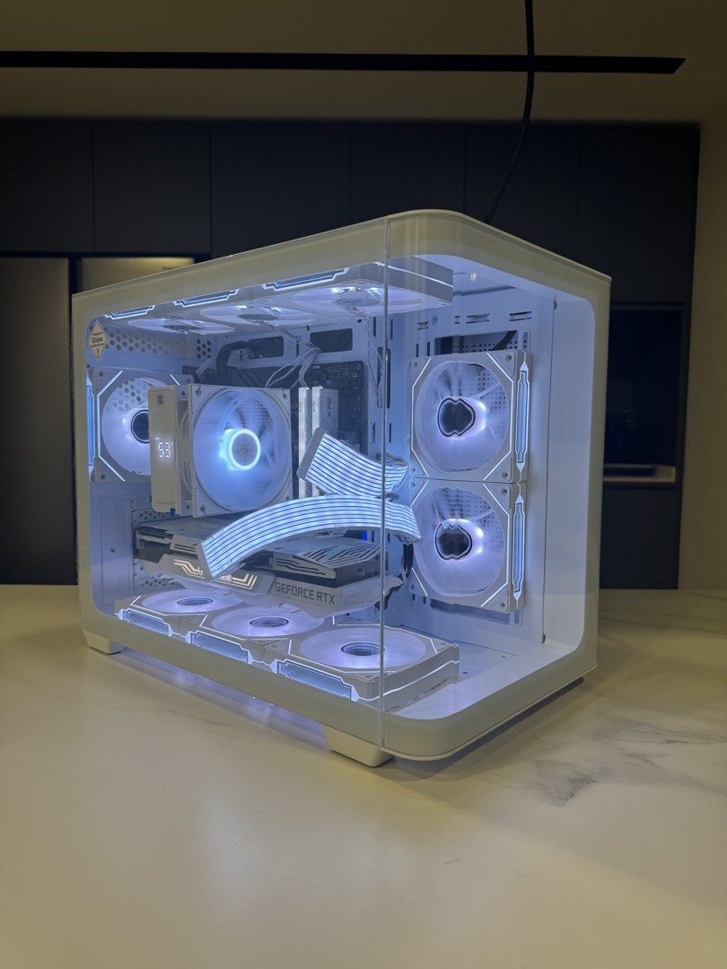 WHITE Ryzen 7 5800X RTX 3080 4K RGB Gaming PC