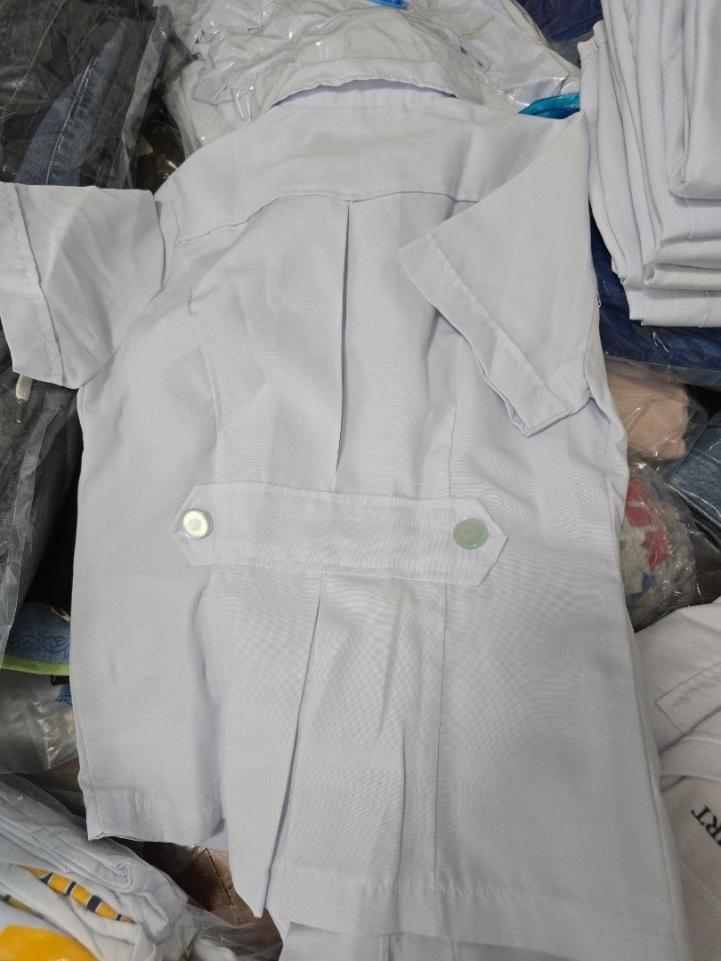White Uniform Set -BUNDLE (Category: Sets or Coordinates) located in Valenzuela. Submitted by mluck (Listing ID 1428559784, Image 2). Description: waist 24 to 25 inches for 4'11" height for petite and slim BUNDLE! ALSO AVAILABLE: 3 sets of WHITE PANTS AND BLOUSE (separate price) for only 2400 ( good fabric).