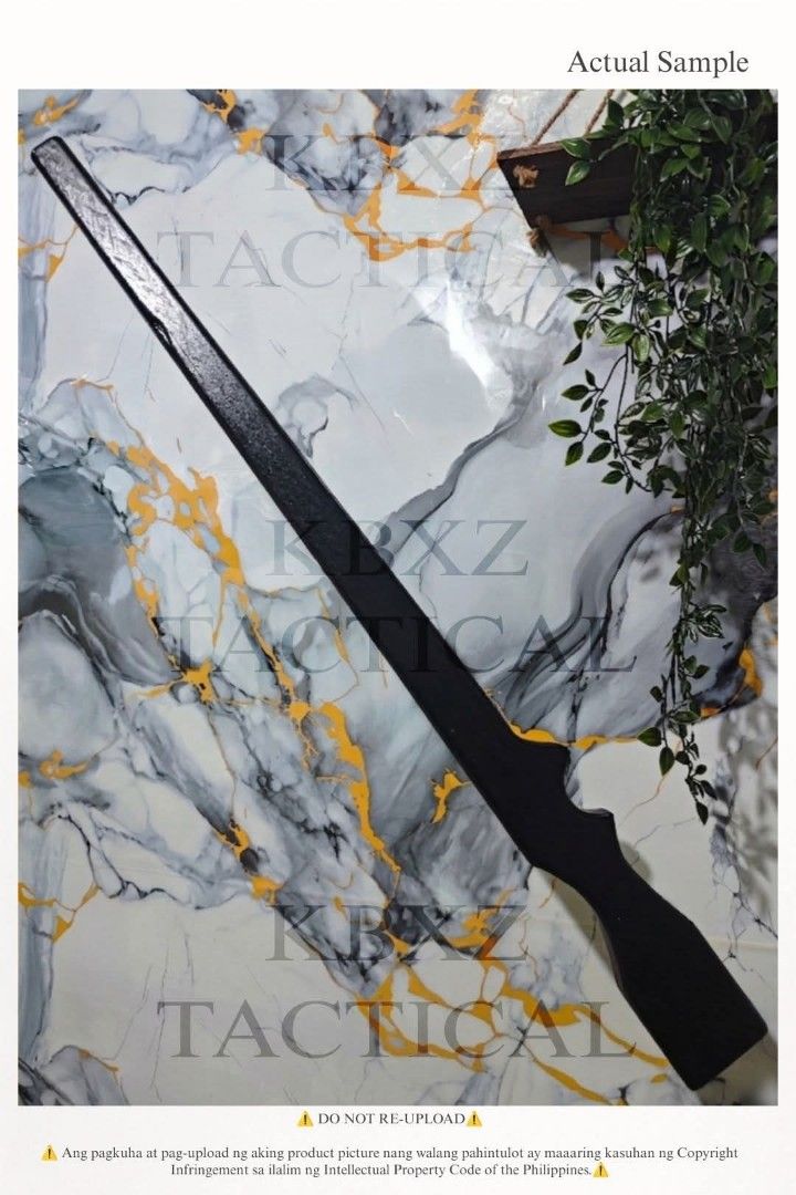 WOODEN RIFLE (Category: Action & Battle Toys) located in Taguig. Submitted by kbxzkidsapparel (Listing ID 1428520348, Image 1). Description: payment first Policy .