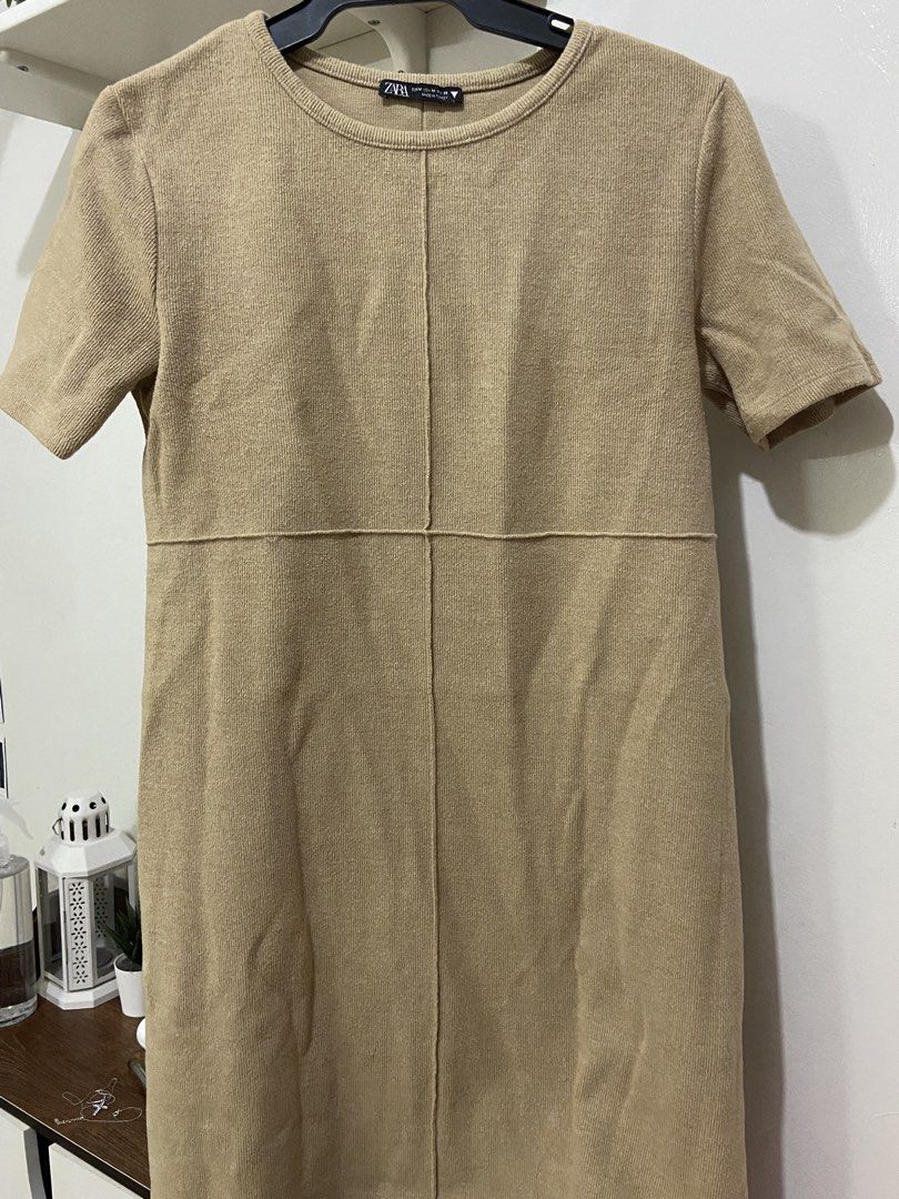 Zara Beige Dress (Category: Dresses) located in Marikina City. Submitted by jellyselection (Listing ID 1428601501, Image 1). Description: - used once.
