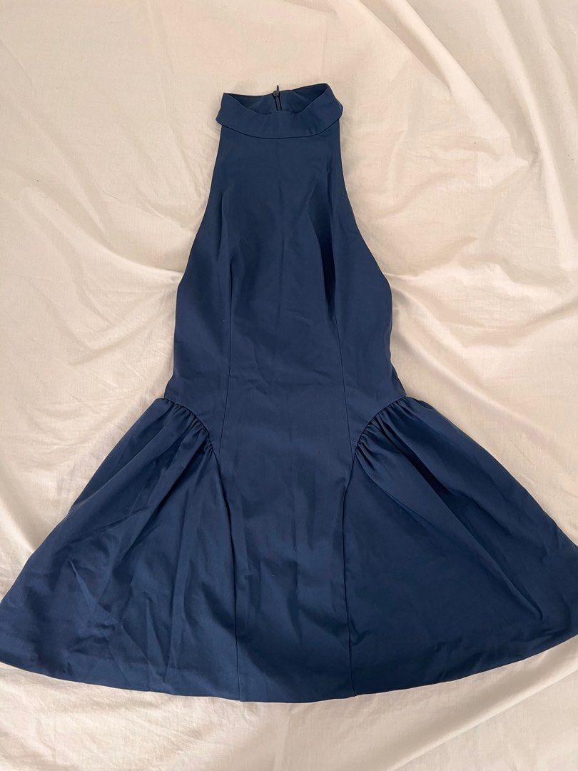 zara denim blue halter mini dress (Category: Dresses) located in Mandaue City. Submitted by user3234 (Listing ID 1428599952, Image 2). Description: used once only xs.