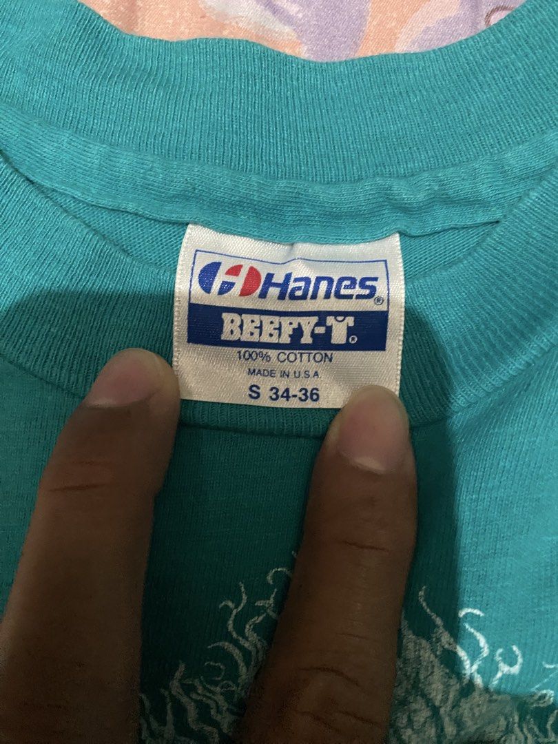 1990 Hanes Beefy-T Graphic Poseidon tee (Category: Tshirts & Polo Shirts ) located in Batangas. Submitted by aidenbotchog (Listing ID 1428622502, Image 3). Description: 1990 vintage Hanes Poseison graphic tee 200 plus shipping fee L25W16.
